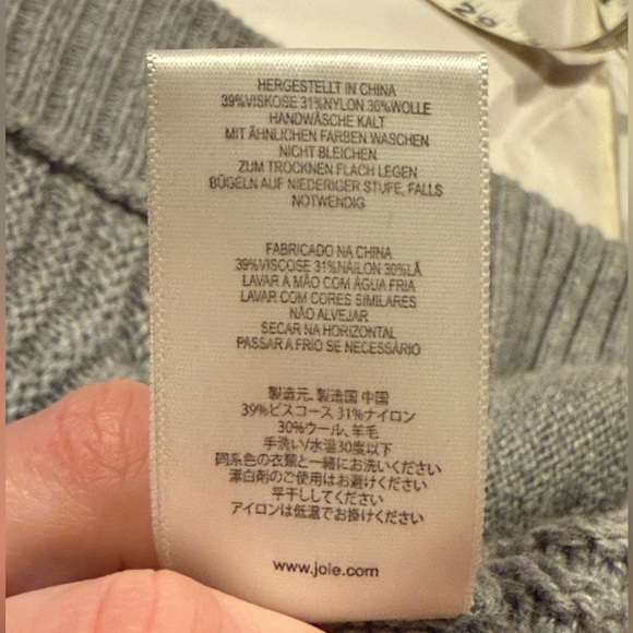 Soft Joie Ribbed Open-Front Cardigan – Gray, XS (NWOT) - Picture 5 of 5